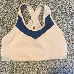 Pink / Blue Nike Sportsbra